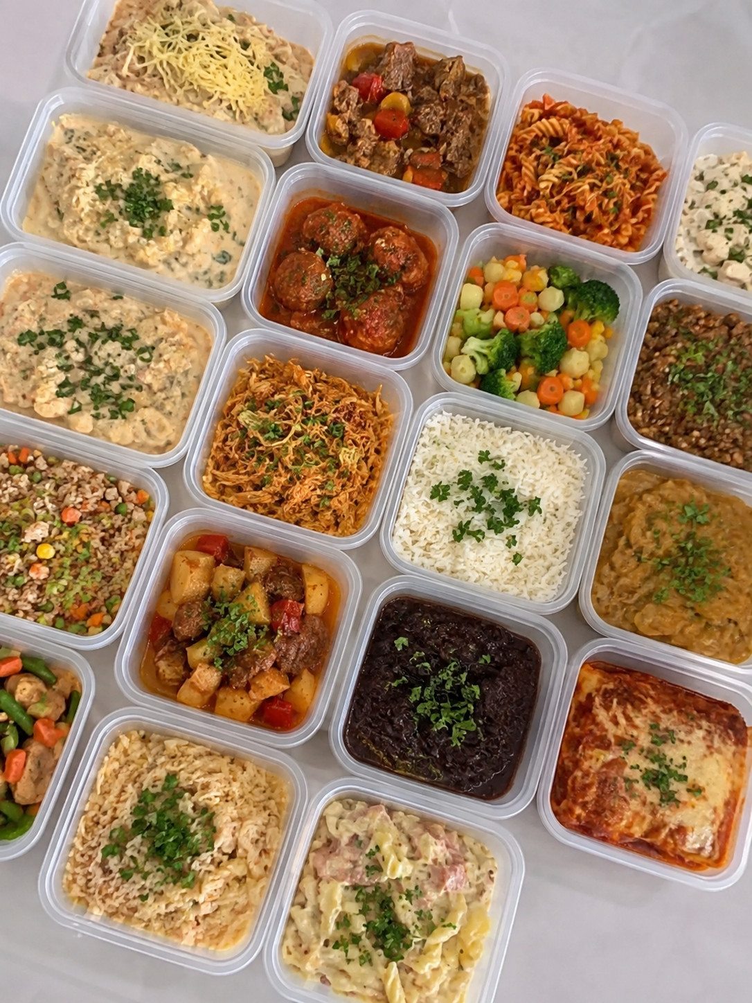 Viandas saludables con recetas latinoamericanas preparadas para congelar